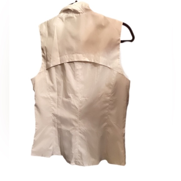 NWT Polo Golf Ralph Lauren Cream Outdoor Lightweight Casual Windbreaker vest M - Picture 2 of 3